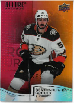 2021-22 UD Allure Red/Orange Benoit-Olivier Groulx č. R-26