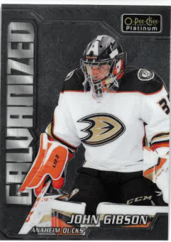 2022-23 UD Allure Galvanized John Gibson č. G-10