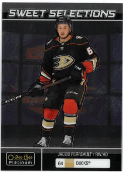 2022-23 UD O-Pee-Chee Platinum Sweet Selections Jacob Perreault č. SS-3