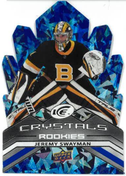 2021-22 UD Ice Crystals Rookie Jeremy Swayman č. IC-59