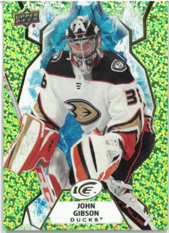 2021-22 UD Ice Green John Gibson č. 68