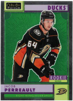 2022-23 UD O-Pee-Chee Platinum Retro Rainbow Jacob Perreault č. R-74