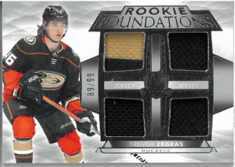 2021-22 UD The Cup Rookie Foundations Trevor Zegras /99 č. F-TZ