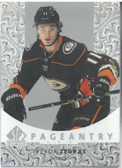 2022-23 UD SP Authentic Pageantry Trevor Zegras č. P-46