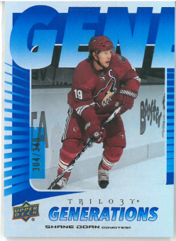 2023-24 UD Trilogy Generations Shane Doan /349 č. TG-9A
