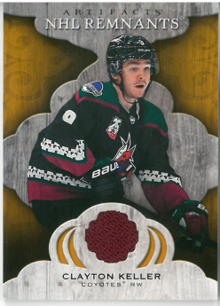 2021-22 UD Artifacts Clayton Keller NHL Remnants č. NR-CK