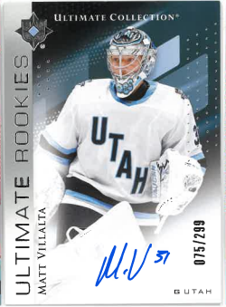 2024-25 UD Ultimate Collection Rookies Auto Matt Villatla /299 č. 167