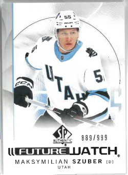 2024-25 UD SP Authentic Future Watch Maksymilian Szuber /999 č. 195