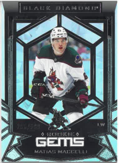 2022-23 UD Black Diamond Rookie Gems Matias Maccelli /399 č. RG-MM
