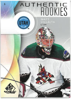 2024-25 UD SP Game Used Authentic Rookies Matt Villalta č. 241