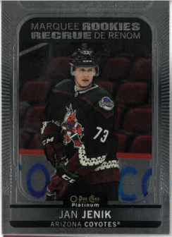 2021-22 UD O-PEE-CHEE Platinum Marquee Rookies Jan Jenik č. 234