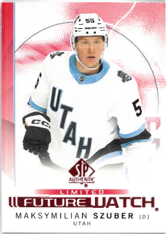 2024-25 UD SP Authentic Future Watch Limited Maksymilian Szuber č. 195