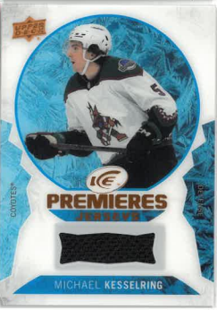 2023-24 UD Ice Premieres Jersey Michael Kesselring č. IPJ-KG