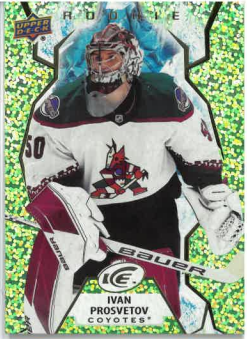 2021-22 UD Ice Green Rookie Ivan Prosvetov č. 110