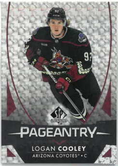 2023-24 UD SP Authentic Pageantry Logan Cooley č. P-63