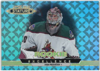 2021-22 UD Stature Rookie Excellence Ivan Prosvetov č. RE-13