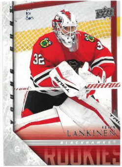 2020-21 UD Extended Retro Tribute Rookies Kevin Lankinen č. T-89