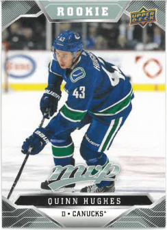2019-20 UD MVP Rookie Quinn Hughes č. 249