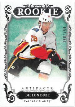 2018-19 UD Artifacts Rookie Dillon Dube /799 č. RED216