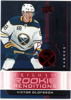 2019-20 UD Trilogy Rookie Renditions Victor Olofsson /799 č. RR-28