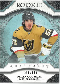 2020-21 UD Artifacts Rookie Dylan Coghlan /999 č. RED209