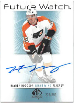 2022-23 UD SP Authentic Future Watch Retro Hayden Hodgson /699 č. RFWA-HH