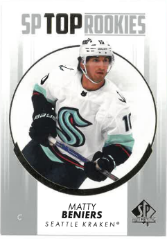 2022-23 UD SP Authentic SP Top Rookies Matty Beniers č. TR-1
