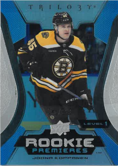 2023-24 UD Trilogy Rookie Premieres lvl.1 Joona Koppanen /999 č. 128