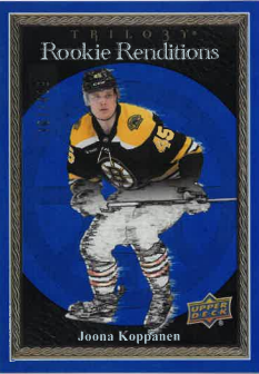 2023-24 Trilogy Rookie Renditions Blue Joona Koppanen /499 č. RR-11