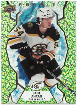2021-22 UD Ice Green Rookie Jack Ahcan č. 136