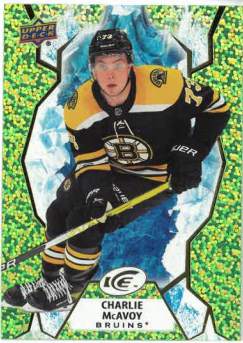 2021-22 UD Ice Green Charlie McAvoy č. 13