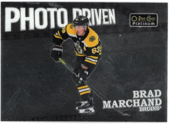 2022-23 UD O-Pee-Chee Platinum Photo Driven Brad Marchand č. PD-6