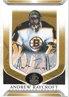 2020-21 UD Signature Edition Legends Andrew Raycroft č. 229