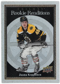 2023-24 UD Trilogy Rookie Renditions Joona Koppanen č. RR-11