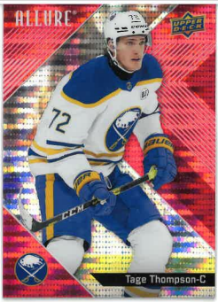 2024-25 UD Allure Red Rainbow Tage Thompson č. 4