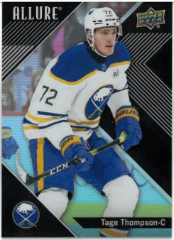 2024-25 UD Allure Black Rainbow Tage Thompson č. 4