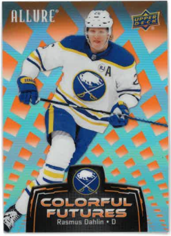 2024-25 UD Allure Colorful Futures Orange Rasmus Dahlin č. CF-18