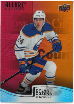2021-22 UD Allure Red/Orange Dylan Cozens č. R-76