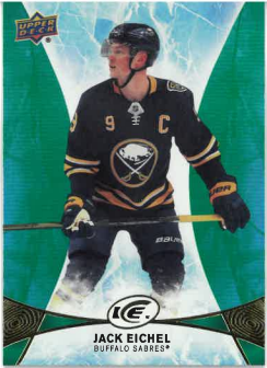 2020-21 UD Ice Green Jack Eichel č. 9