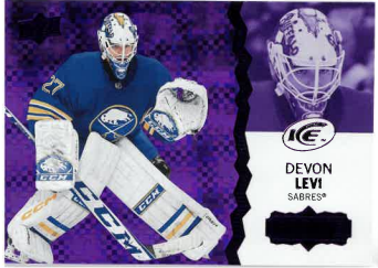 2023-24 UD Ice Purple Devon Levi č. 115