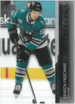 2021-22 UD Series I Young Guns Clear Cut Brinson Pasichnuk č. 220