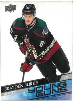 2020-21 UD Series II Young Guns Brayden Burke č. 499