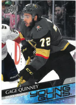 2020-21 UD Series II Young Guns Gage Quinney č. 454