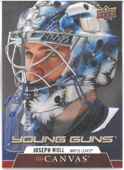 2020-21 UD Series II Young Guns Canvas Joseph Woll č. C222