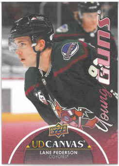 2021-22 UD Series I Young Guns Canvas Lane Pederson č. C99