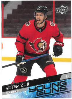 2020-21 UD Extended Young Guns Artem Zub č. 710