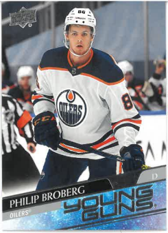 2020-21 UD Series I Young Guns Philip Bromberg č. 204