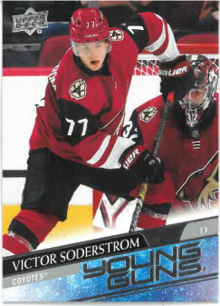 2020-21 UD Series I Young Guns Victor Soderstrom č. 221