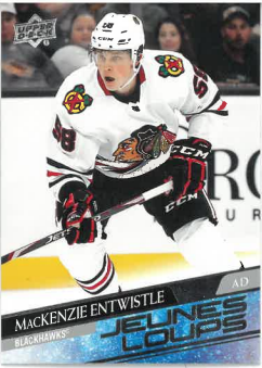 2020-21 UD Series II Young Guns Mackenzie Entwistle č. 471