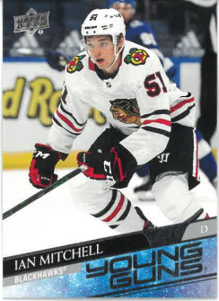 2020-21 UD Series II Young Guns Ian Mitchell č. 458